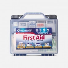 First Aid Only clear cover first aid kit OSHA compliant